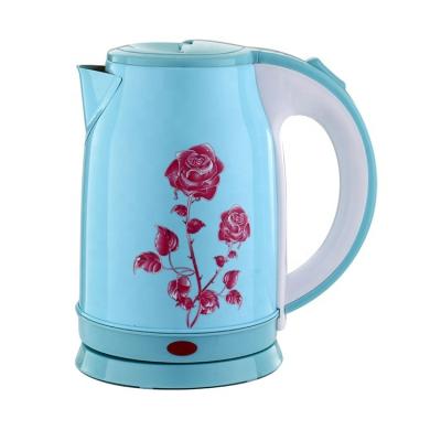 China 360 Degree Home Appliance 1.8L Stainless Steel Jet Rotating Base Electric Color With Flowers Electric Tea Maker for sale