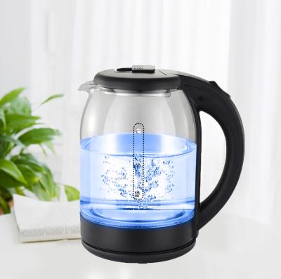 China Glass Water Heater Electric Kettle 1.8L Electric Tea Maker 360 Degree Rotation Low Kitchen Appliances With Certificates Approve OEM GMC-317 for sale