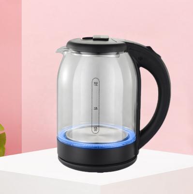 China Glass Water Heater Electric Kettle 1.8L Electric Tea Maker 360 Degree Rotation Low Kitchen Appliances With Certificates Approve OEM GMC-317 for sale