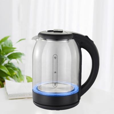 China Glass Water Heater Electric Kettle 1.8L Electric Tea Maker 360 Degree Rotation Low Kitchen Appliances With Certificates Approve OEM GMC-317 for sale