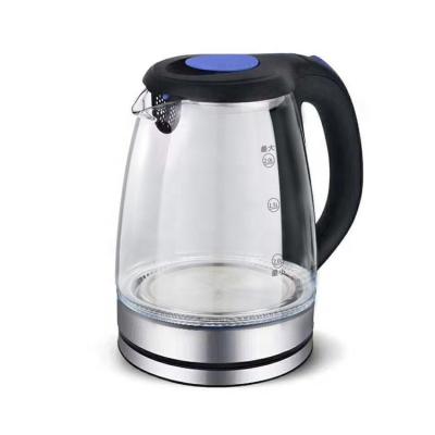 China 360 New Products 2020 Degree Home Appliance 1.8L Low Rotation Electric Glass Water Kettle Electric Tea Maker for sale