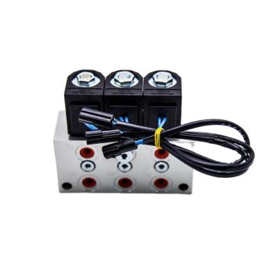 China Excavator Original Supply Customized Excavator Spare Parts Rotary Solenoid Valve for sale