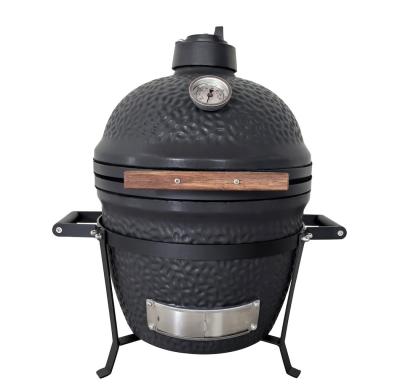 China Fuel Efficiency Kamado Grill And Smoker Portable Lightweight 16 Inch Kamado BBQ for sale