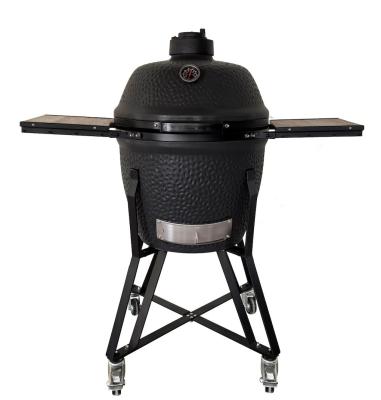 Cina Glacio liscio 18' Kamado Grill Ceramica Kamado BBQ Risparmio energetico regolabile in vendita