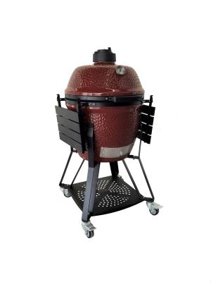 China Compact 20 inch Draagbare Keramische Houtskool Grill Vuilbestendige Draagbare Keramische Houtskool Grill Te koop