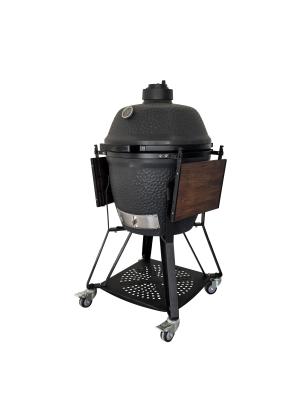 Chine Prévention de la rouille Kamado Grill avec fumeur haute sécurité 20 pouces de charbon de bois Grill à vendre