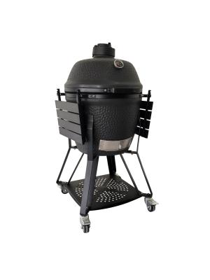 China Antirust 20 Inch Kamado Grill Mildew Proof Kamado Portable Grill With Metal Shleves for sale