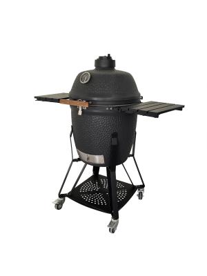 China 22 Inch Ceramic Grill Kamado Charcoal Grill High Security Weather Resistance for sale