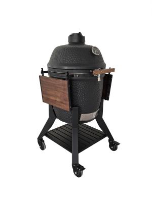 China Nonstick Kamado Charcoal Grill With Side Burner For Outdoor Picnic for sale