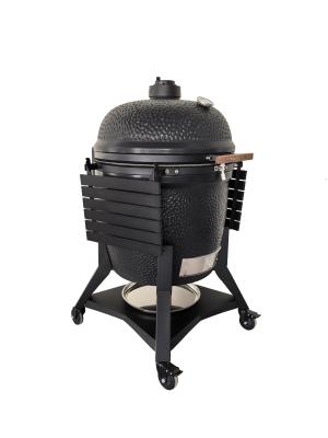 China 28 Zoll Kamado Raucher BBQ Metall Seitenhülsen Hohe Korrosionsbeständigkeit zu verkaufen