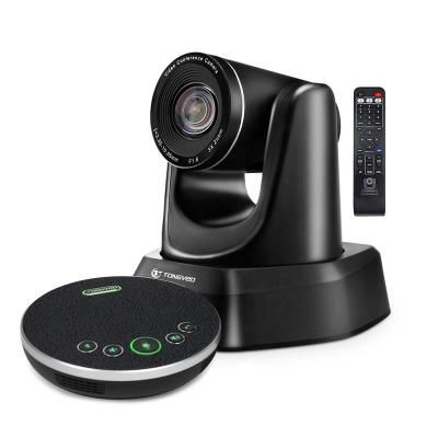 China 2.1 Pixel Tongveo Video Conference Group 3x Zoom HD 1080p PTZ Conference Camera And Mega BT USB Speakerphone for sale