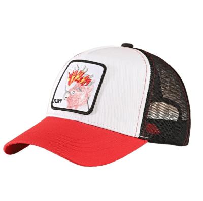 China COMMON Mesh Animal Baseball Caps for Adults Four Seasons 5-panel Hat for sale