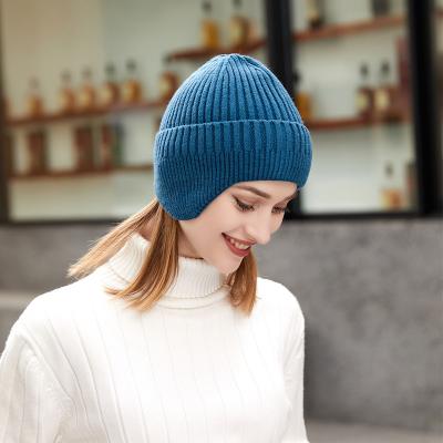 China COMMON Common Polyester Cotton None Filler Adults Keep Ear Warm Bonnets Winter Hat for sale