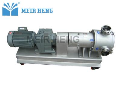 China Fruit Wine Food Grade Liquid Transfer Pump / Frequent Rotor Lobe Pump Gearbox Motor for sale