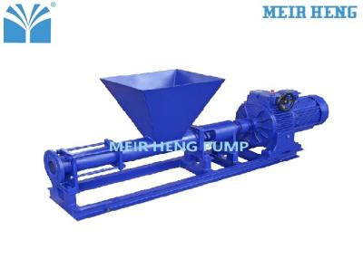 China SS 304 Single Screw Type Pump NBR PVDF Silicone With Feeding Chopper for sale