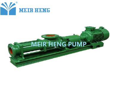 China Frequency Single Screw Pump , Screw Type Water Pump Iron Lined With Rubber for sale