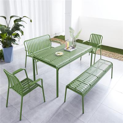 China Modern High Quality Outdoor Garden Modern Frame Dining Cheap Cafe Aluminum Chairs for sale