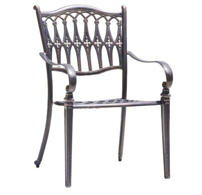 China Chovant modern patented luxury waterproof and anti-corrosion die-cast aluminum outdoor chair for sale