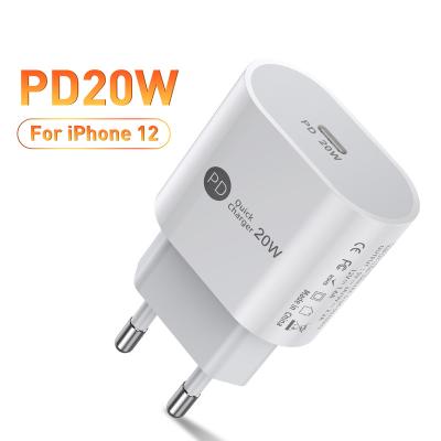 China OEM Factory Palladium Mobile Phone 20W Power Adapter Fast Fast Charging Universal USB Mobile Phone/Type-C Ipad/Camera/PDA/MP3 Safe Charger For 12 HC08 for sale