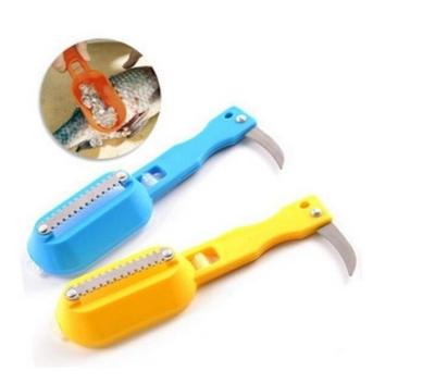 China Viable Skinner Scaler Fishing Tools Stainless Steel Fish Scale Remover Remover Scaler Scraper for sale