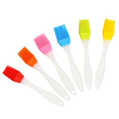 China Sustainable Silicone Pastry Basting Barbecue Sauce Frying Oil Brush for sale