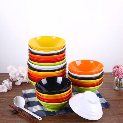 China Latest Design Sustainable Custom Melamine Plastic Salad Bowl, Melamine Serving Bowl, Porcelain Serving Bowls for sale