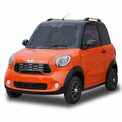 China Mini Car 4 Electric Wheel Metal 4 Seats Porcelain Electric Car For Adult for sale