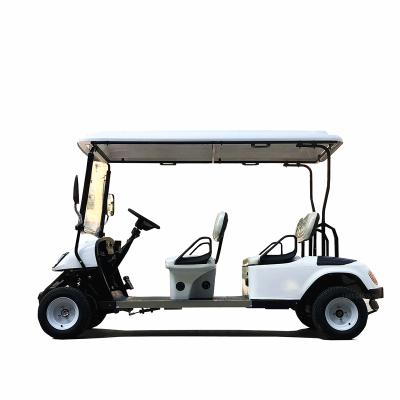 China New Model Metal+Plastic Golf Buggy 4 Seater Electric Golf Cart For Golf Course for sale