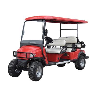 China Metal+Plastic CE Certificated Latest Model Golf Cart 4 Seats Electric Golf Cart for sale