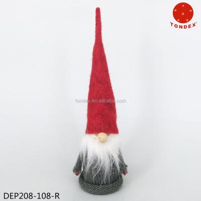 China Beautiful Pure Wool Wholesale Santa Decoration Products Alibaba Woolen Wool Festival for sale