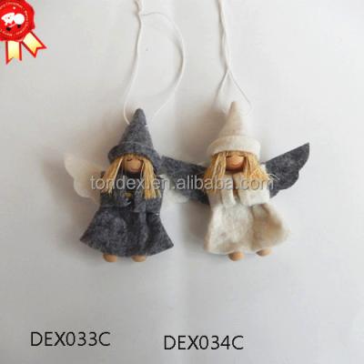 China Felt Felt 2015 Christmas Gifts Hanging Christmas Angel Ornaments For Christmas Tree Ornaments for sale