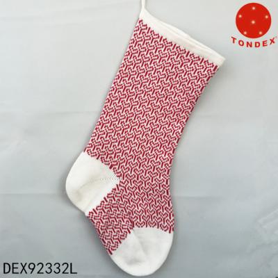 China Cheap Wool Yarn Christmas Sublimation Plain Stocking Blank Decoration for sale