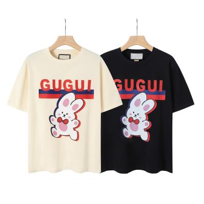 China 2023 High Quality Famous Brand Luxury T-shirt Print Rabbit T-shirts Spring Summer Designer Breathable T-shirts For Women for sale