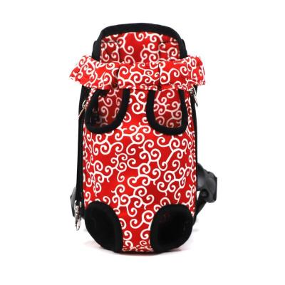 China Manufacturer Wholesale Stocked Outdoor Travel Pet Cat Bag Cat Dog Chest Four Legs Carry Backpack Carrier Bag for sale