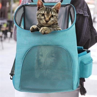 China Customization Design Travel Pet Cat Dog Backpack Foldable Carries Multifunctional Outdoor Stored Bag For Dog Cat for sale