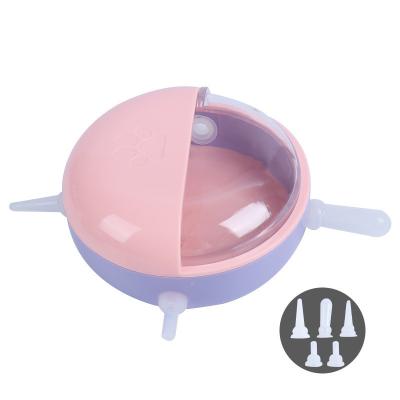 China Amazon Hot Sale Cat Milk Bowl Pet Anti-clogging Cat Milk Bowl Feeders Teats Multiple Self Sucking Device Self-sucking Bowl for sale