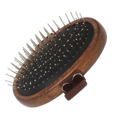 China Classy Classic Practical Wooden Dog Massage Shower Dog Massage Stocked Cleaning Brush for sale