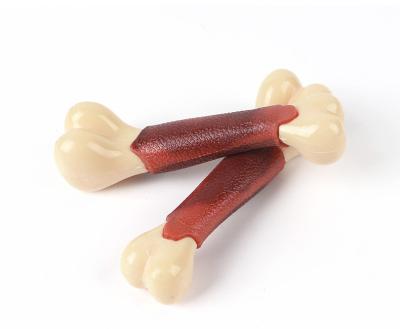 China New Viable Dog Bone Beef Flavor Stick Bone Grinding Molar Teeth Interactive Chewing Training Durable Toys for sale