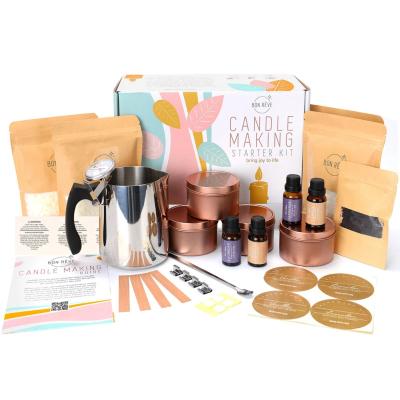 China DIY Scented Complete Soy Candle Making Kit (Scent Oil NOT INCLUDED) for Beginners for sale