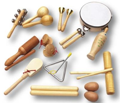 China Interest Educational Development Early Education Music Toys Wooden Instrument Set for sale