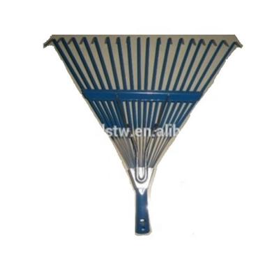 China HAND LEAF GARDEN RAKE (PC-CK57-18T) IRON KD TYPE STEEL RAKE for sale