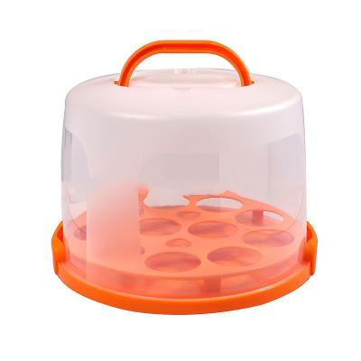 China Wholesale Disposable Plastic Two Tier Cupcake Carrier Custom Cupcake Dome Cover for sale