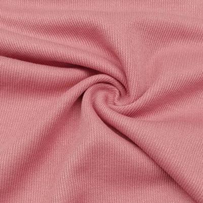 China Rib Fabric 1x1 TR Polyester Spandex Organic Rayon Back Flat Service-Free Knitting Fabric $0.01 for sale