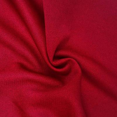 China 100% stretch fabric hot sale new eyelet fabric soft polyester body stretch fabric red eyelet material made in china for sale