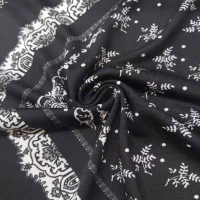 China China Polyester Printing Anti-Static Spandex Knitted Jersey Fabric For Garments for sale