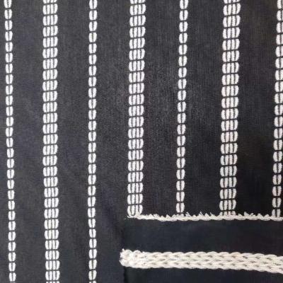 China Firm Wholesale 230GSM Polyester Jacquard Knit Fabric For Garment for sale