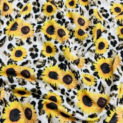 China Cheapest Printing DBP Custom Polyester Spandex Delightful Knitted Fabric Memory Polyester Price For Sale for sale