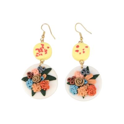 China Factory Outlet of BOHEMIA Daisy Flower Clay Earrings Cute Clay Earrings Designer Earrings for sale