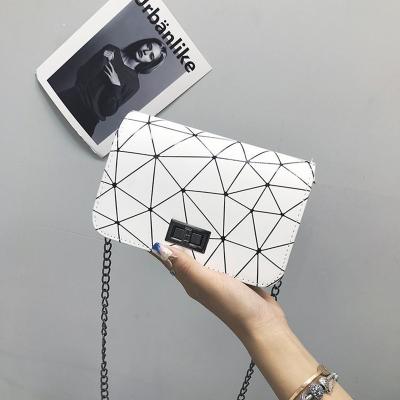 China The Other Bag Handbag Chain Wild Slit Shoulder Women Fashionable Female Messenger Bags New Printing Wild Cross - Body Bag for sale