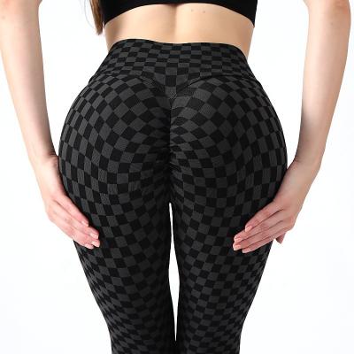 China Breathable Tops Selling Ladies Pants Gym Gaiters Breathable Printed Yoga Fitness Seamless Pants For Lady Butt Crac! crack! workout leggings for sale